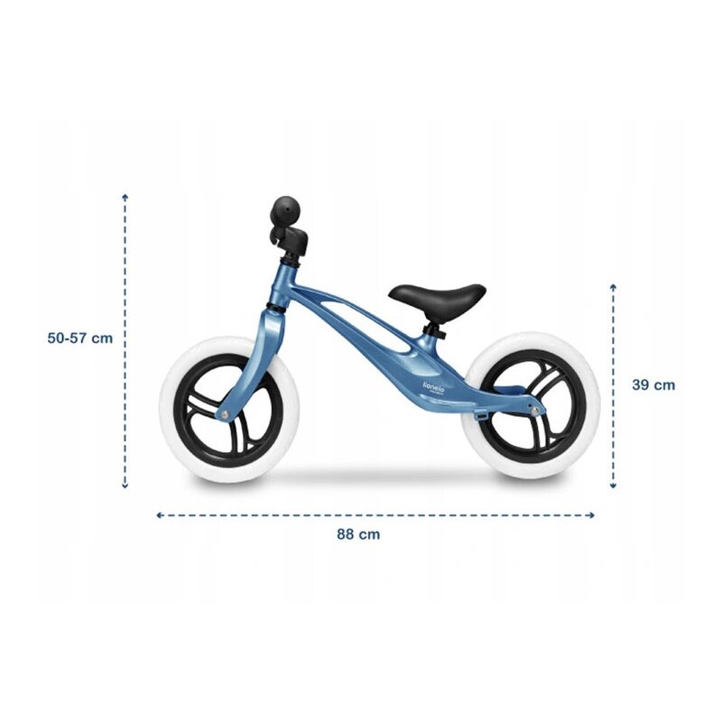 Lionelo - Bicicleta fara pedale Bart, 12 , Sky Blue image 2