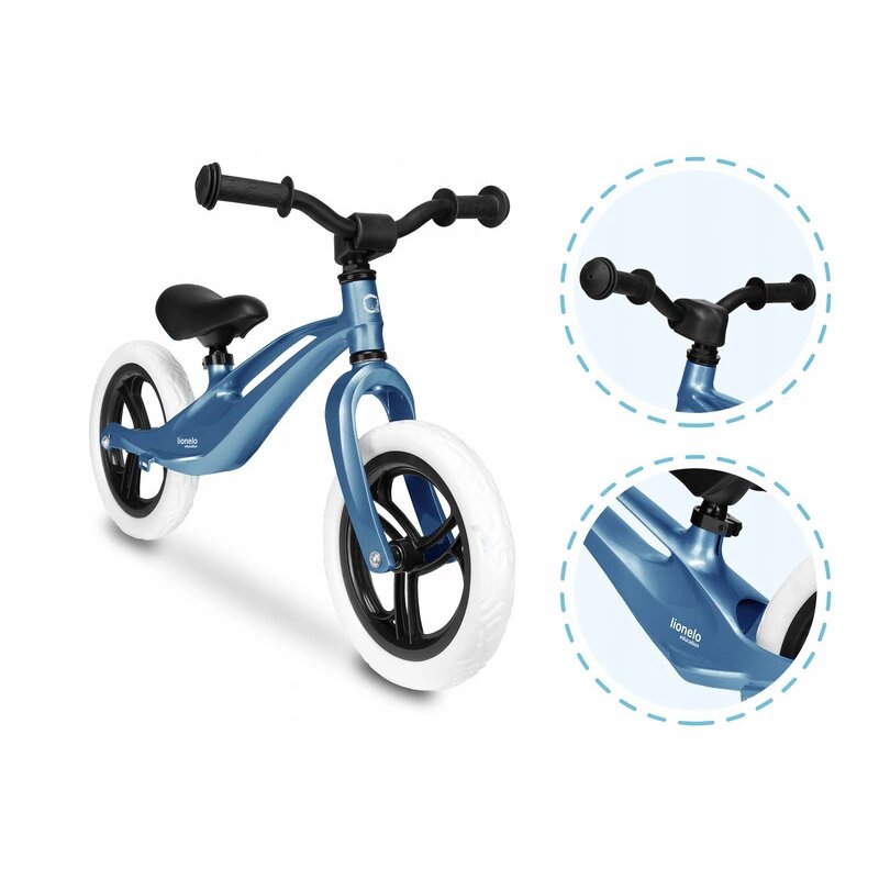 Lionelo - Bicicleta fara pedale Bart, 12 , Sky Blue image 3