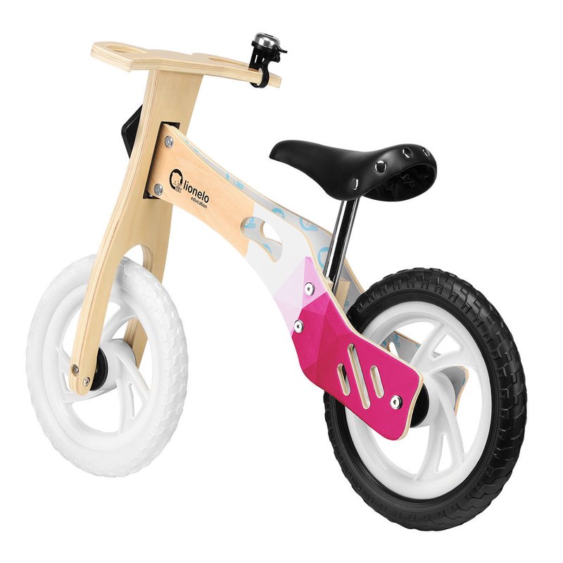 Lionelo - Bicicleta fara pedale Willy Bubblegum, 12”, Alb/Roz image 18