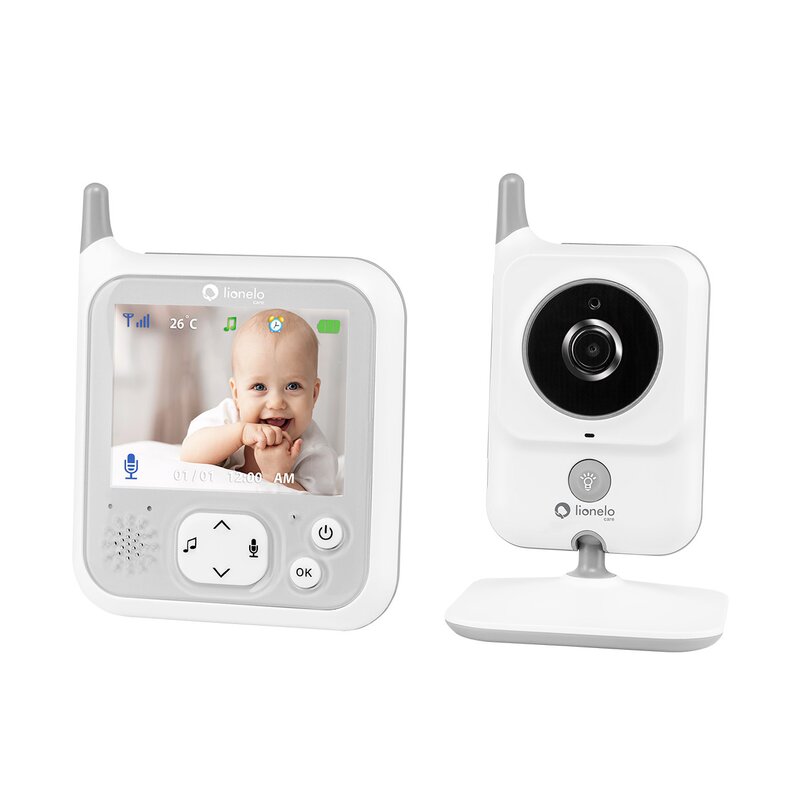 Lionelo - Videofon Babyline 7.1 , Cu melodii, Cu lampa inclusa image 1