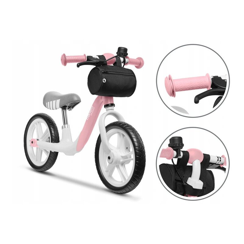 Lionelo - Bicicleta fara pedale Arie, 12″, Bubblegum image 14