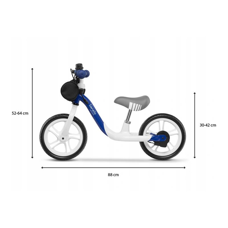 Lionelo - Bicicleta fara pedale Arie, 12″, Indygo image 2