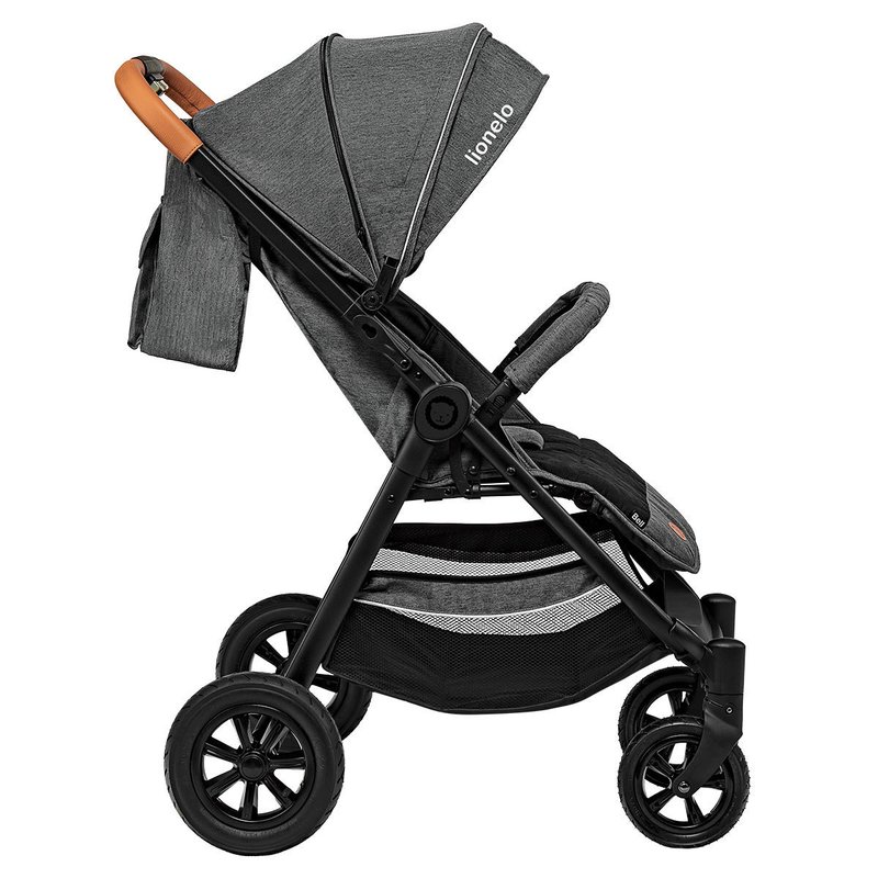 Lionelo - Carucior sport Bell, De la nastere, Cu accesorii, 0-22 kg, Gri image 7