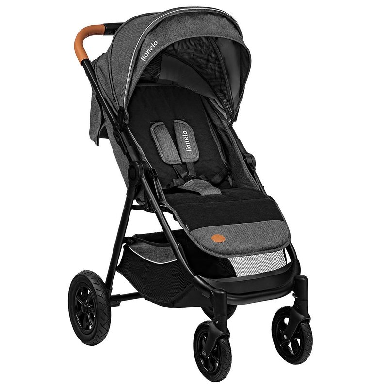 Lionelo - Carucior sport Bell, De la nastere, Cu accesorii, 0-22 kg, Gri image 9