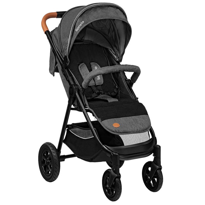Lionelo - Carucior sport Bell, De la nastere, Cu accesorii, 0-22 kg, Gri image 10