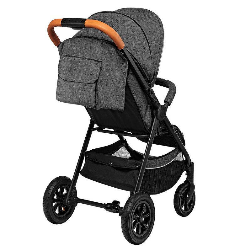 Lionelo - Carucior sport Bell, De la nastere, Cu accesorii, 0-22 kg, Gri image 12