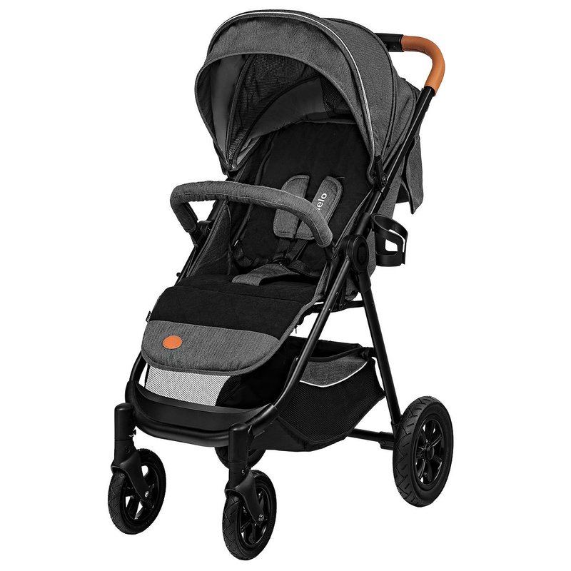 Lionelo - Carucior sport Bell, De la nastere, Cu accesorii, 0-22 kg, Gri image 15