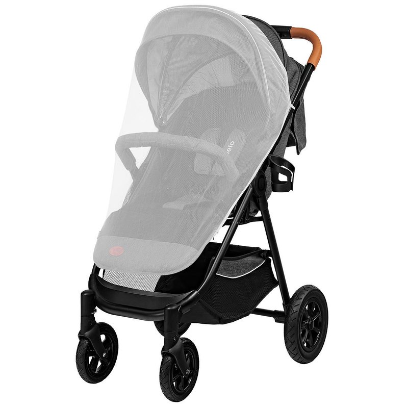 Lionelo - Carucior sport Bell, De la nastere, Cu accesorii, 0-22 kg, Gri image 17