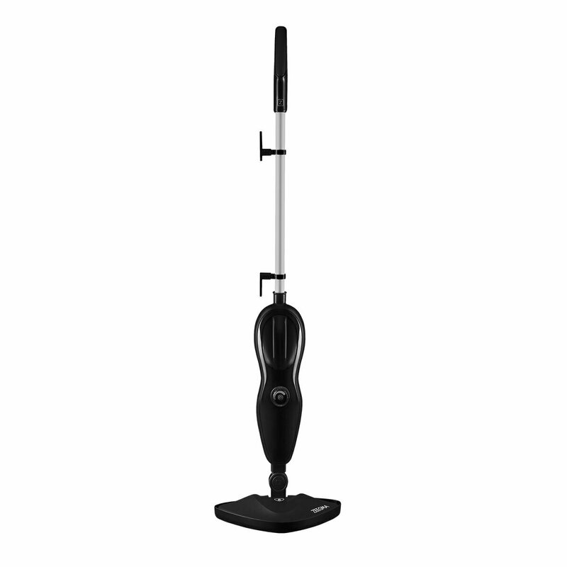 Zeegma - Mop cu aburi, 370 ml, 1500 W, Puur, Negru