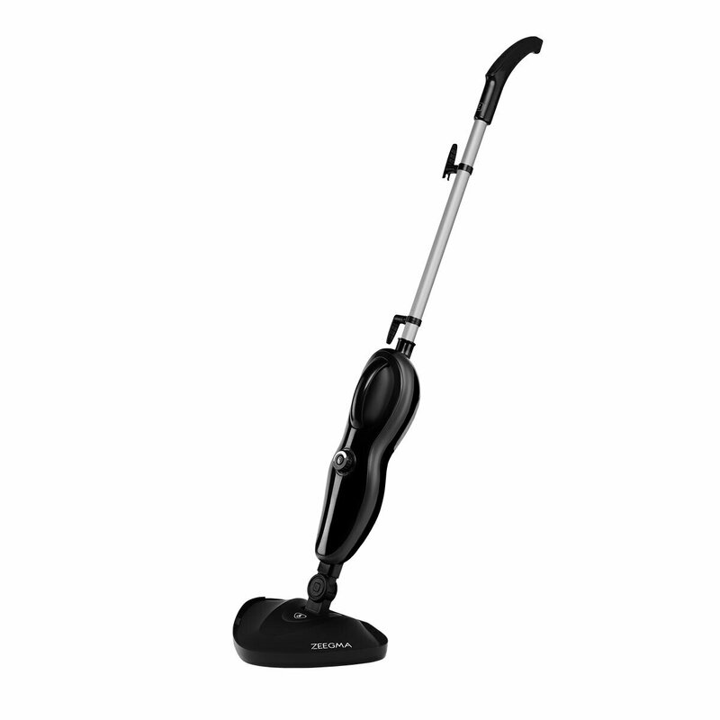 Zeegma - Mop cu aburi, 370 ml, 1500 W, Puur, Negru image 3