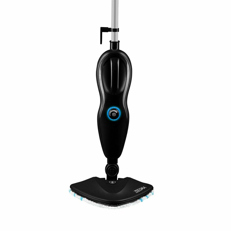 Zeegma - Mop cu aburi, 370 ml, 1500 W, Puur, Negru image 6