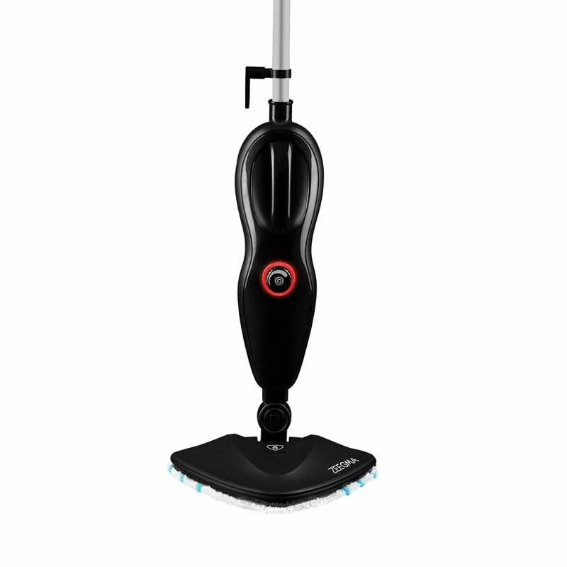 Zeegma - Mop cu aburi, 370 ml, 1500 W, Puur, Negru image 7