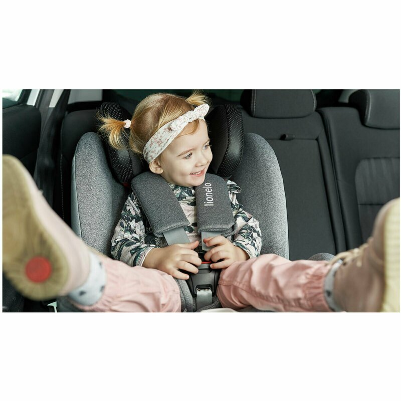 Lionelo - Scaun auto Oliver Carbon Spatar reglabil, Protectie laterala, Top Tether, 9-36 Kg, cu Isofix, Negru image 19