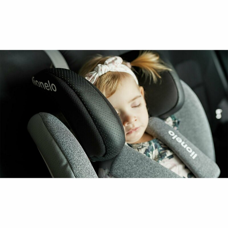 Lionelo - Scaun auto Oliver Carbon Spatar reglabil, Protectie laterala, Top Tether, 9-36 Kg, cu Isofix, Negru image 20