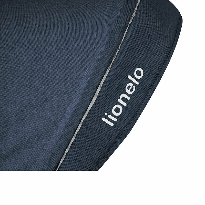 Lionelo - Tricicleta Haari Jeans Suport picioare, Control al directiei, Scaun reversibil, Rotire 360 grade, Pliabila, Albastru image 20