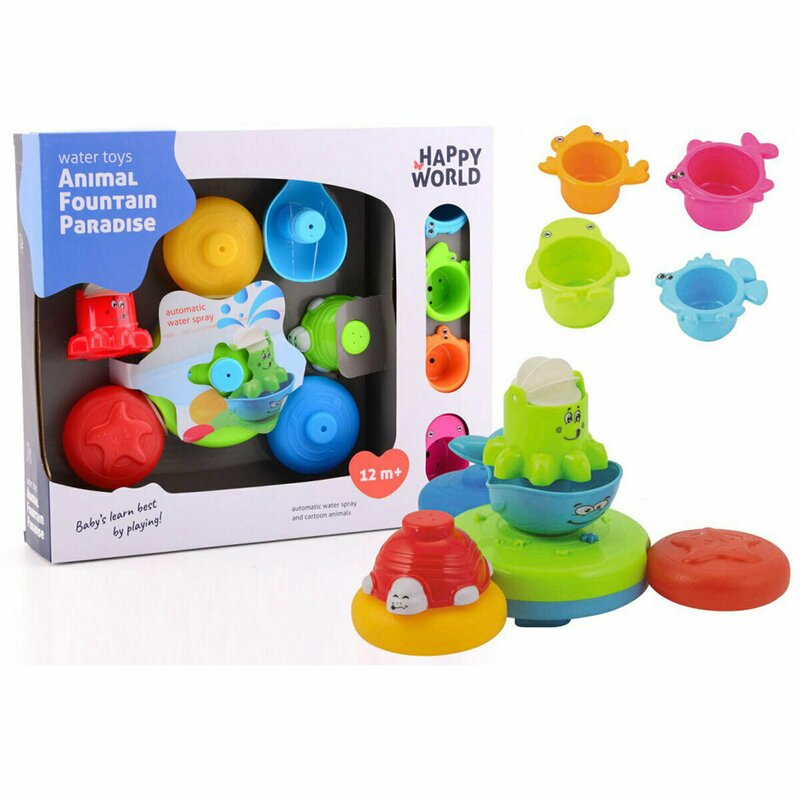 Happy World - Set de joaca fantana animalelor