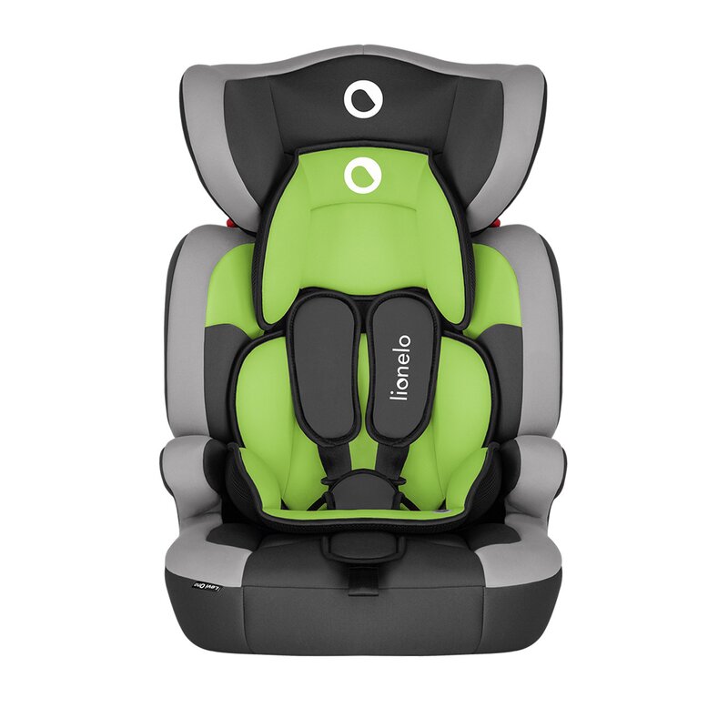 Lionelo - Scaun auto Levi One Lime Spatar detasabil, 9-36 Kg, Verde image 1