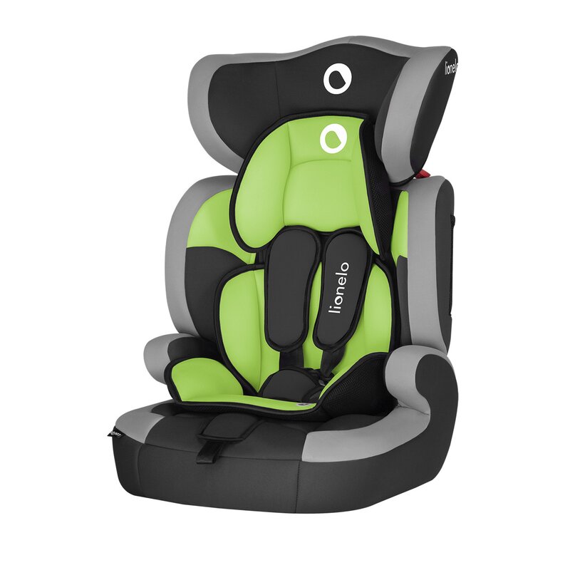 Lionelo - Scaun auto Levi One Lime Spatar detasabil, 9-36 Kg, Verde image 7