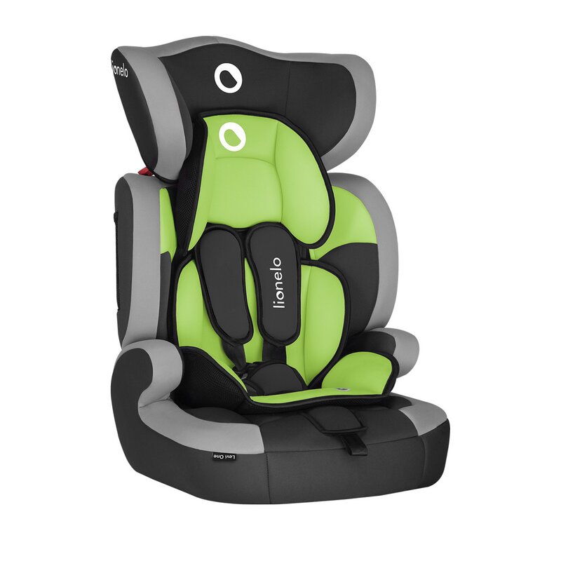 Lionelo - Scaun auto Levi One Lime Spatar detasabil, 9-36 Kg, Verde image 8