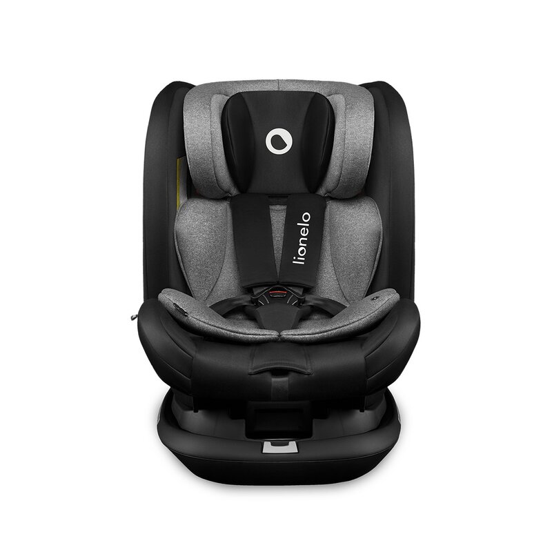 Lionelo - Scaun auto Bastiaan RWF Pozitie de somn, Protectie laterala, Rotire 360 grade, 0-36 Kg, cu Isofix, Negru image 4