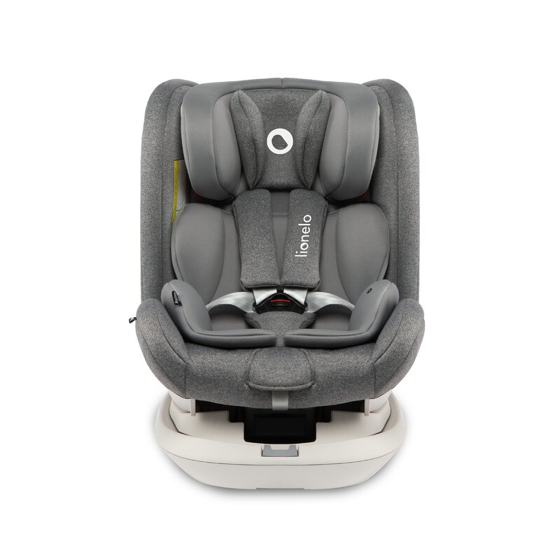 Lionelo - Scaun auto Bastiaan RWF Pozitie de somn, Protectie laterala, Rotire 360 grade, 0-36 Kg, cu Isofix, Gri image 4