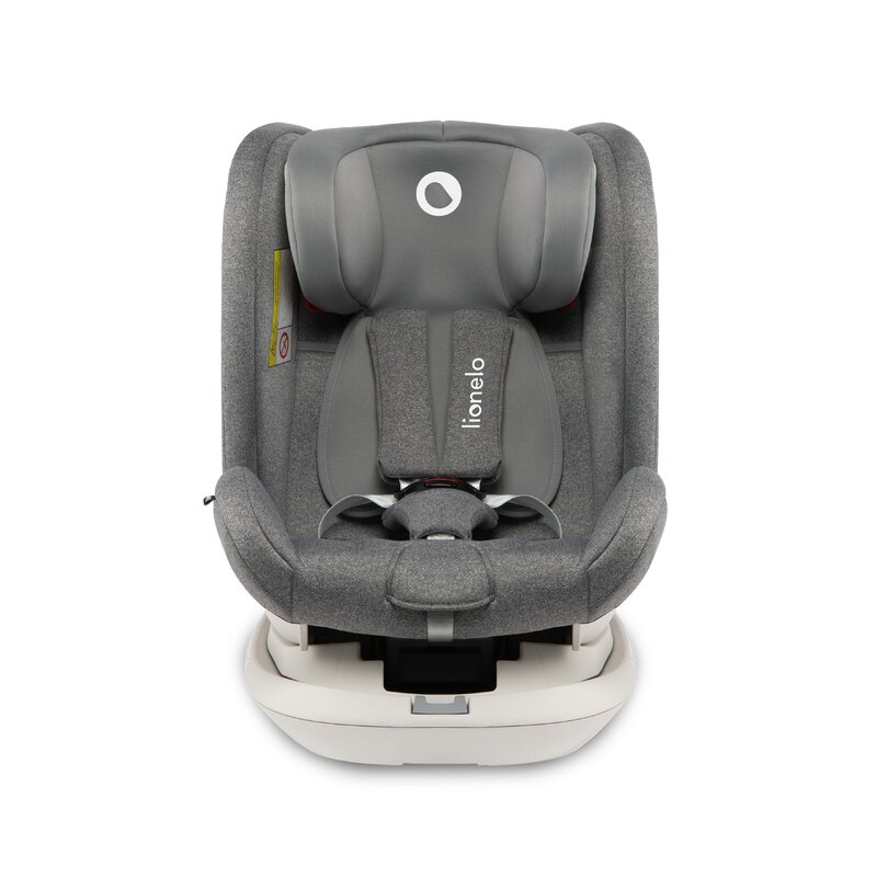 Lionelo - Scaun auto Bastiaan RWF Pozitie de somn, Protectie laterala, Rotire 360 grade, 0-36 Kg, cu Isofix, Gri image 5