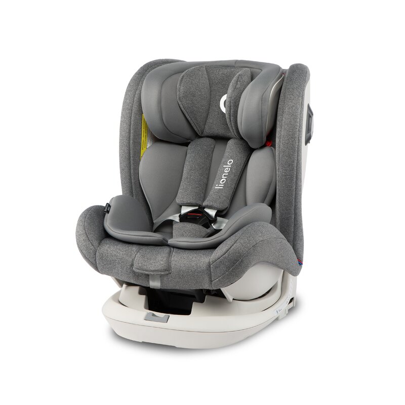 Lionelo - Scaun auto Bastiaan RWF Pozitie de somn, Protectie laterala, Rotire 360 grade, 0-36 Kg, cu Isofix, Gri image 15