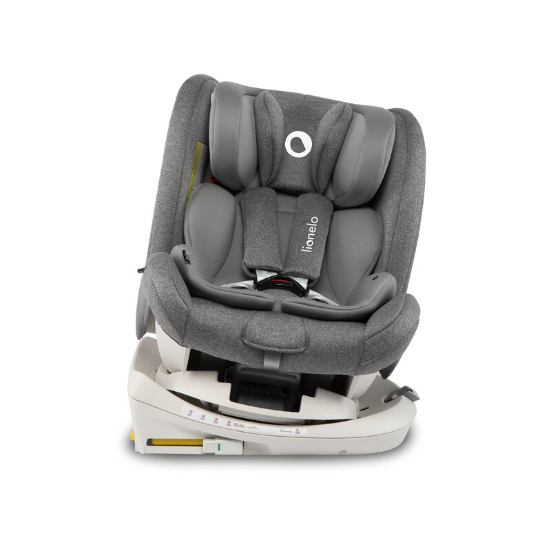 Lionelo - Scaun auto Bastiaan RWF Pozitie de somn, Protectie laterala, Rotire 360 grade, 0-36 Kg, cu Isofix, Gri image 16