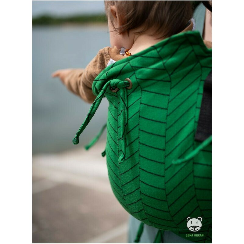 Luna Dream - Marsupiu ajustabil, Herringbone Green image 2