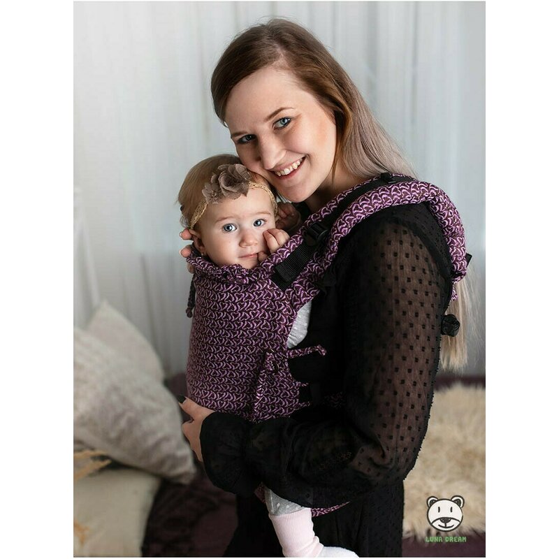 Luna Dream - Marsupiu ajustabil, Little Hearts Fiolet
