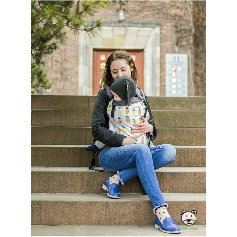 Luna Dream - Marsupiu ergonomic 2 in 1, Pineapple image 1