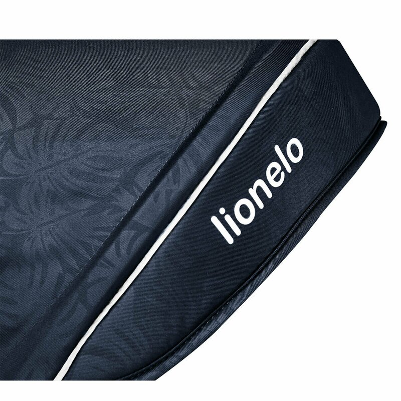 Lionelo - Tricicleta Kori Blue Navy Suport picioare, Control al directiei, Scaun reversibil, Rotire 360 grade, Pliabila image 21