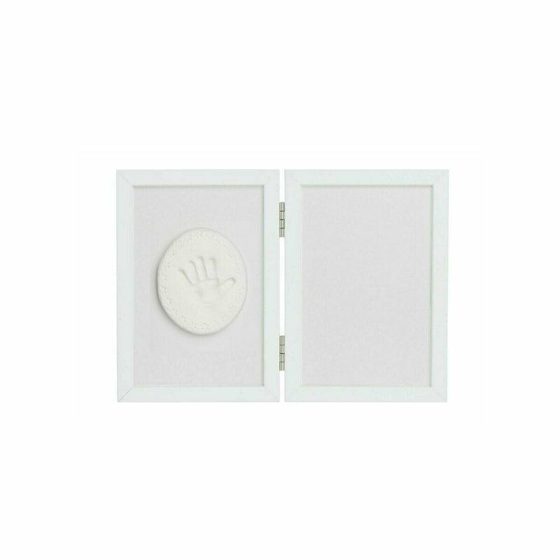 Baby HandPrint - Kit rama foto cu amprenta, Tiny Memories, White image 3