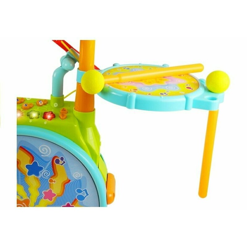 Lean Toys - Set tobe si microfon cu scaunel pentru copii image 5
