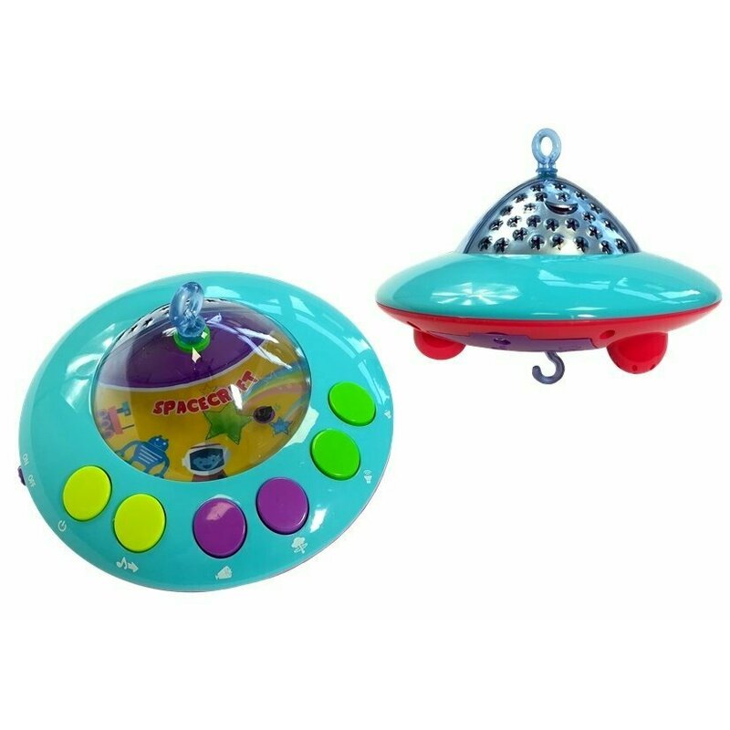 Huanger Toys - Carusel muzical pentru patut cu proiectii si 108 melodii image 8