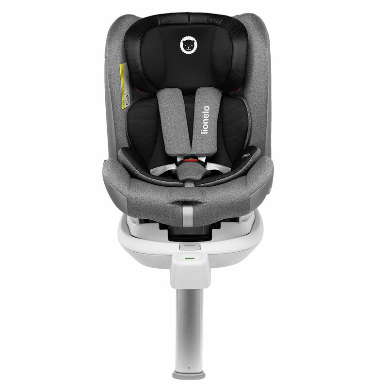 Lionelo - Scaun auto Braam Stone Pozitie de somn, Protectie laterala, Rotire 360 grade, 0-36 Kg, cu Isofix, Gri image 15