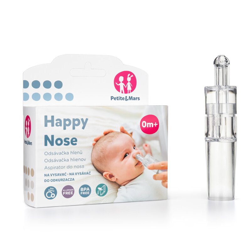 Petite&Mars - Aspirator nazal Happy Nose, 0 luni+