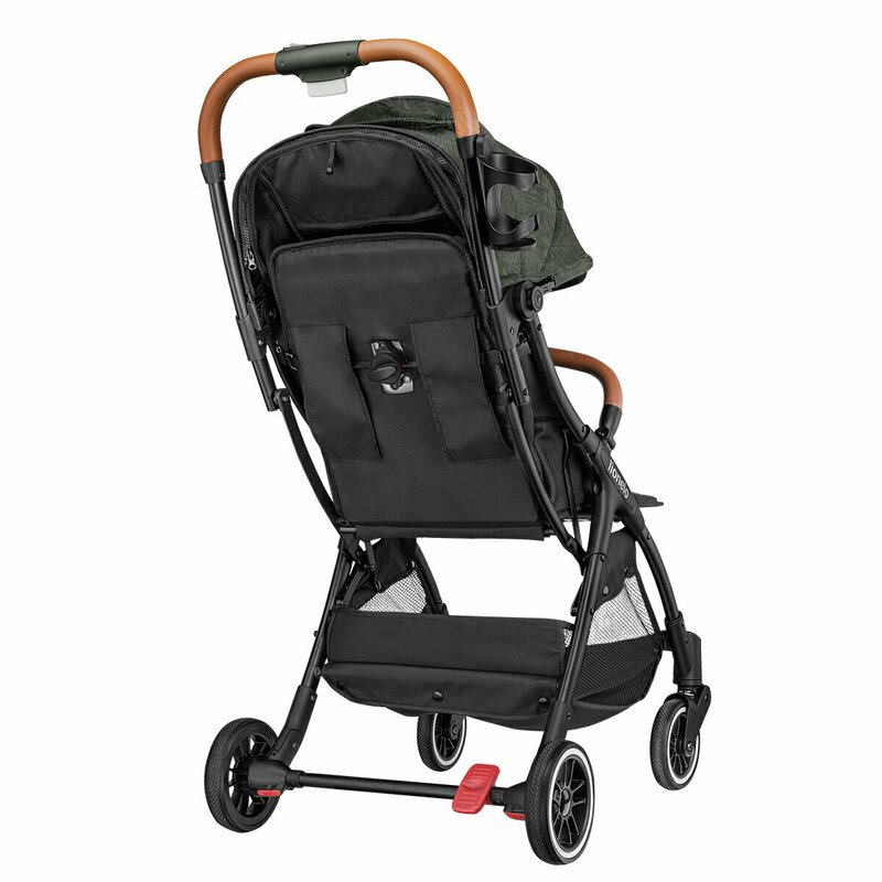 Lionelo - Carucior sport Julie One, De la nastere, Cu accesorii, Cadru din aluminiu, 0-22 kg, Verde Tropical image 13