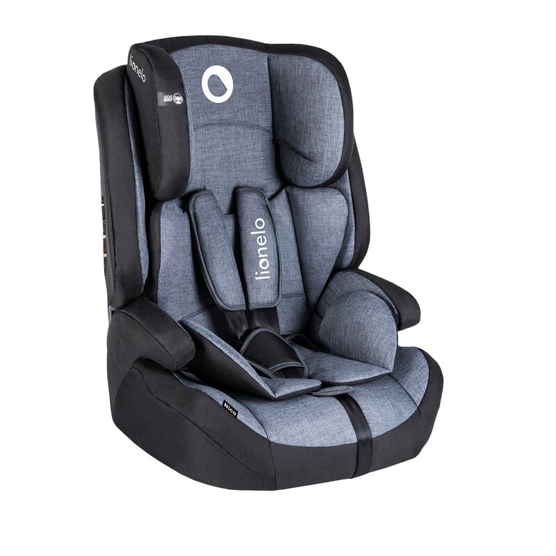 Lionelo - Scaun auto Nico Spatar detasabil, Protectie laterala, 9-36 Kg, Negru image 4