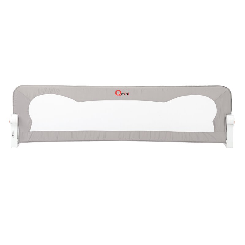 Qmini - Bariera de pat 150 x 42 cm, Rhea, Grey image 1