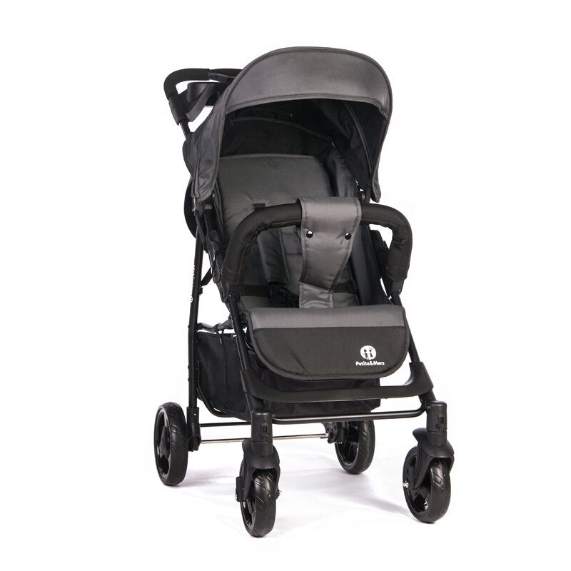 Petite&Mars - Carucior sport Easy, Carbon Grey