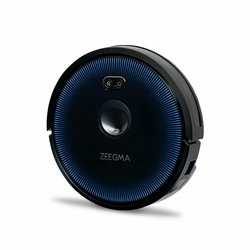 Zeegma - Robot de aspirare Robo Vision, aplicatie, functie de mop, harta, senzori anti-coliziune, Alexa si Google Home, autonomie 120 min, 2500 Pa, Negru image 6