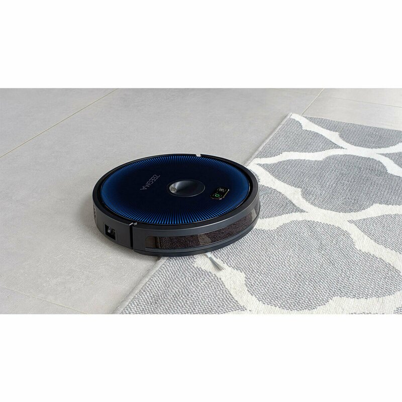 Zeegma - Robot de aspirare Robo Vision, aplicatie, functie de mop, harta, senzori anti-coliziune, Alexa si Google Home, autonomie 120 min, 2500 Pa, Negru image 10