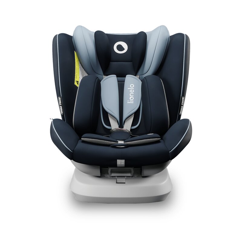 Lionelo - Scaun auto Bastiaan One Pozitie de somn, Protectie laterala, Rotire 360 grade, Top Tether, 0-36 Kg, cu Isofix, Albastru image 4