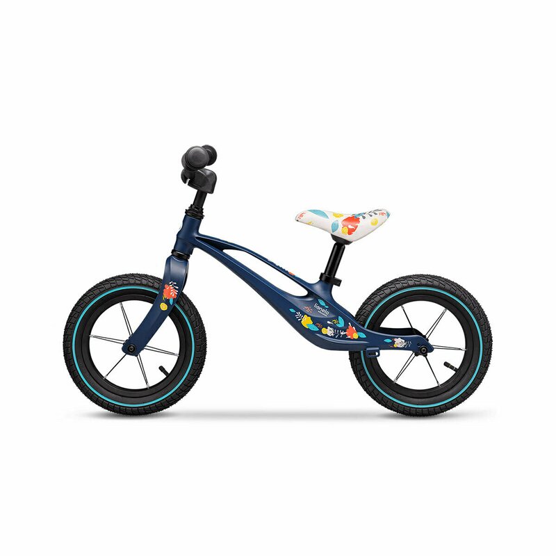 Lionelo - Bicicleta cu roti gonflabile, fara pedale, 12 , Bart, Albastru image 5