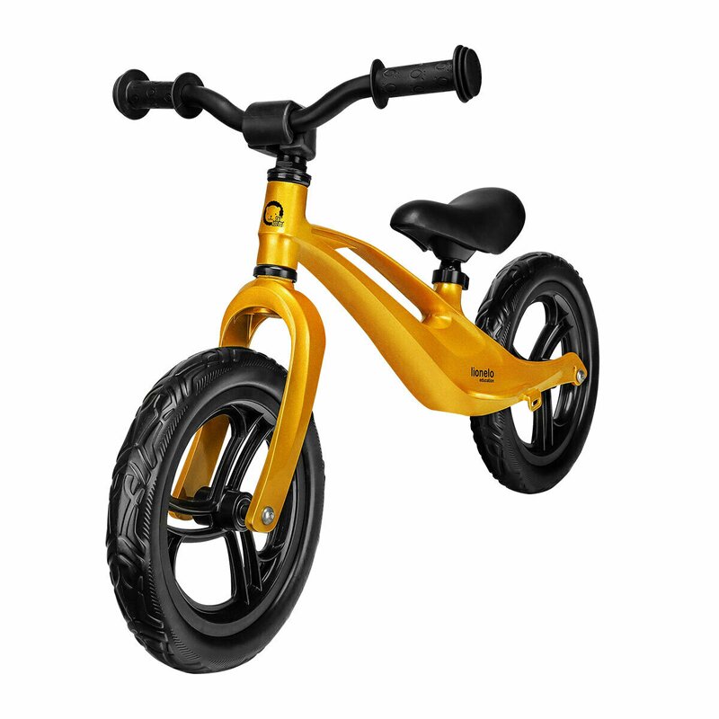 Lionelo - Bicicleta fara pedale Bart Goldie, 12 , Auriu image 1