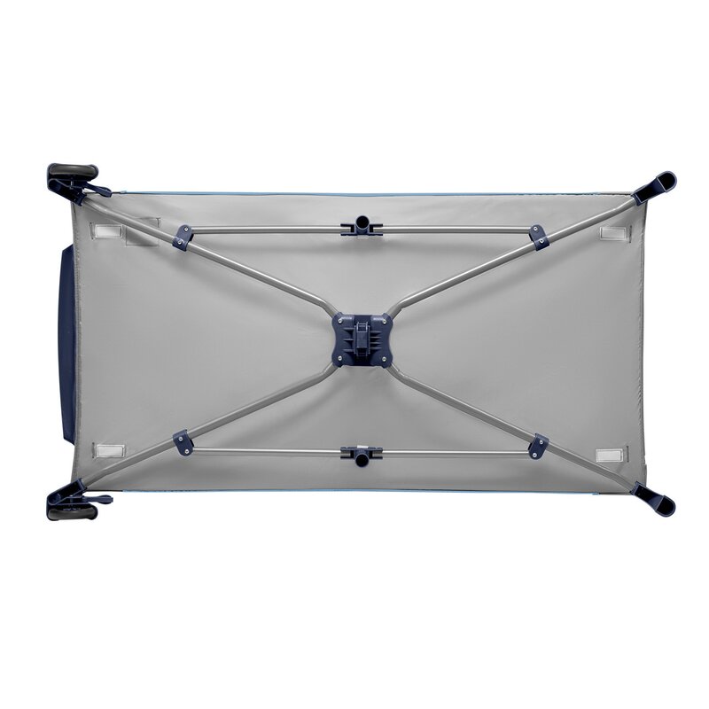 Lionelo - Patut pliant cu doua nivele Sven Plus, 120x60 cm, arcada jucarii, masuta de infasat, vibratii, melodii, Blue Navy image 15