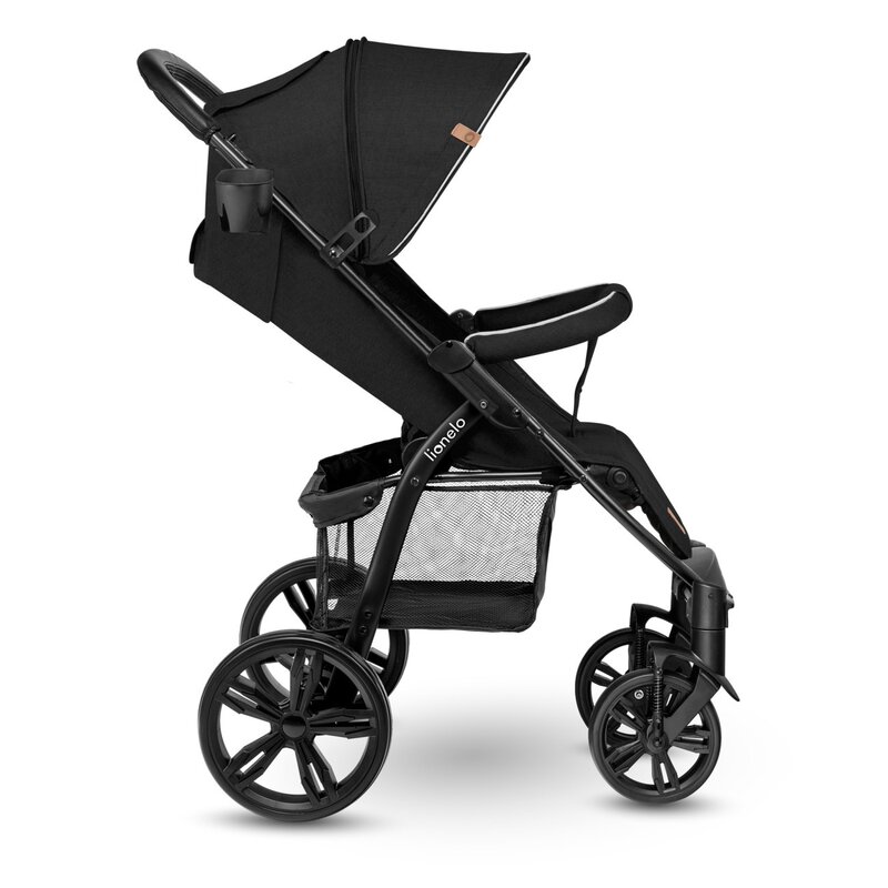 Lionelo - Carucior sport Annet Plus, De la nastere, Cu accesorii, 0- 22 Kg, Negru image 13