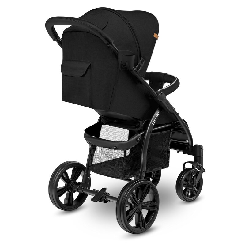 Lionelo - Carucior sport Annet Plus, De la nastere, Cu accesorii, 0- 22 Kg, Negru image 16