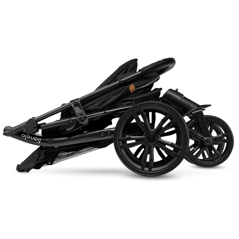 Lionelo - Carucior sport Annet Plus, De la nastere, Cu accesorii, 0- 22 Kg, Negru image 19